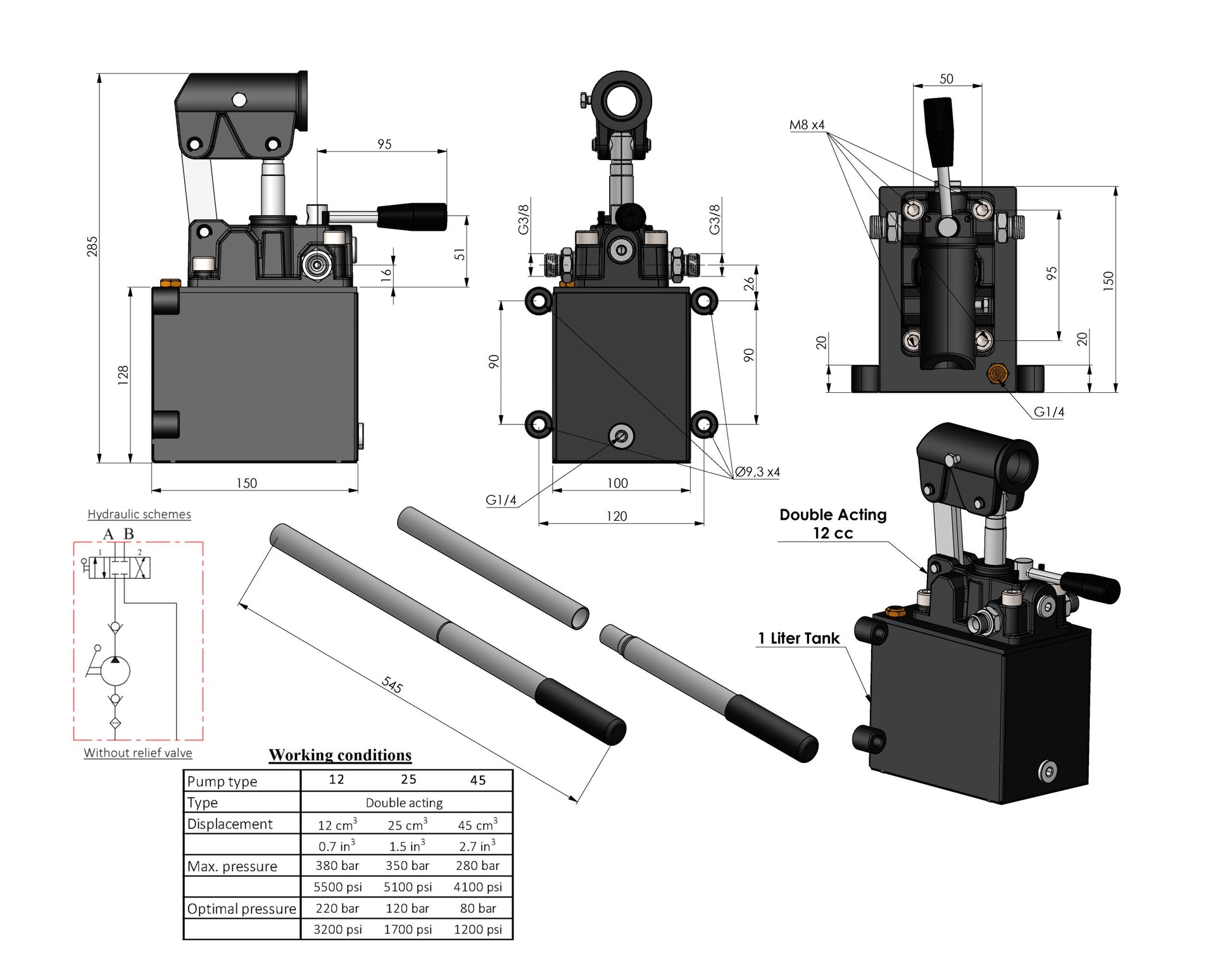 PRBD25AM-KB + 1 litre tank – Kopya