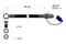 Hydraulik-Oberlenker Schlauchkit – Ventiltyp, Gehäusegröße 1/2", Längen: 75 cm, 95 cm, 105 cm, 115 cm