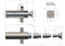 8-Ton 3-Stage Hydraulic Telescopic Tipping Cylinder - 570mm Stroke