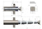 8-Ton 3-Stage Hydraulic Telescopic Tipping Cylinder - 912mm Stroke