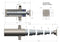8-Ton 4-Stage Hydraulic Telescopic Tipping Cylinder - 1150mm Stroke