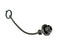 Hydraulic Coupler Male Dust Cap and Female Plug Cover 1/2" Body (Yellow, Blue, Red, Green, Black) Female Black