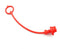 Hydraulic Coupler Male Dust Cap and Female Plug Cover 1/2" Body (Yellow, Blue, Red, Green, Black) Female Red