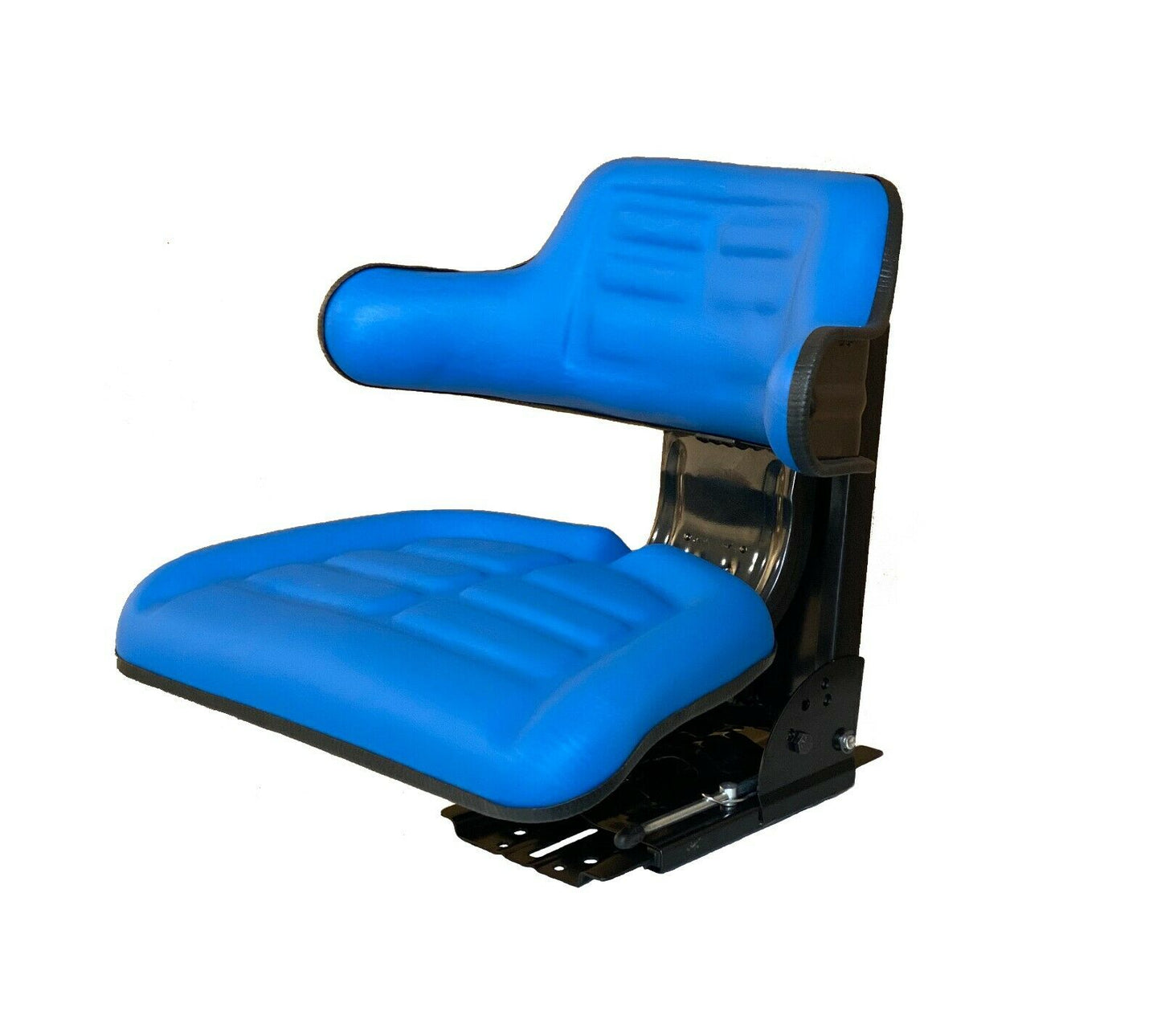 Tractor Seat With Armrest Universal (Black, Blue, Red, Yellow) Blue