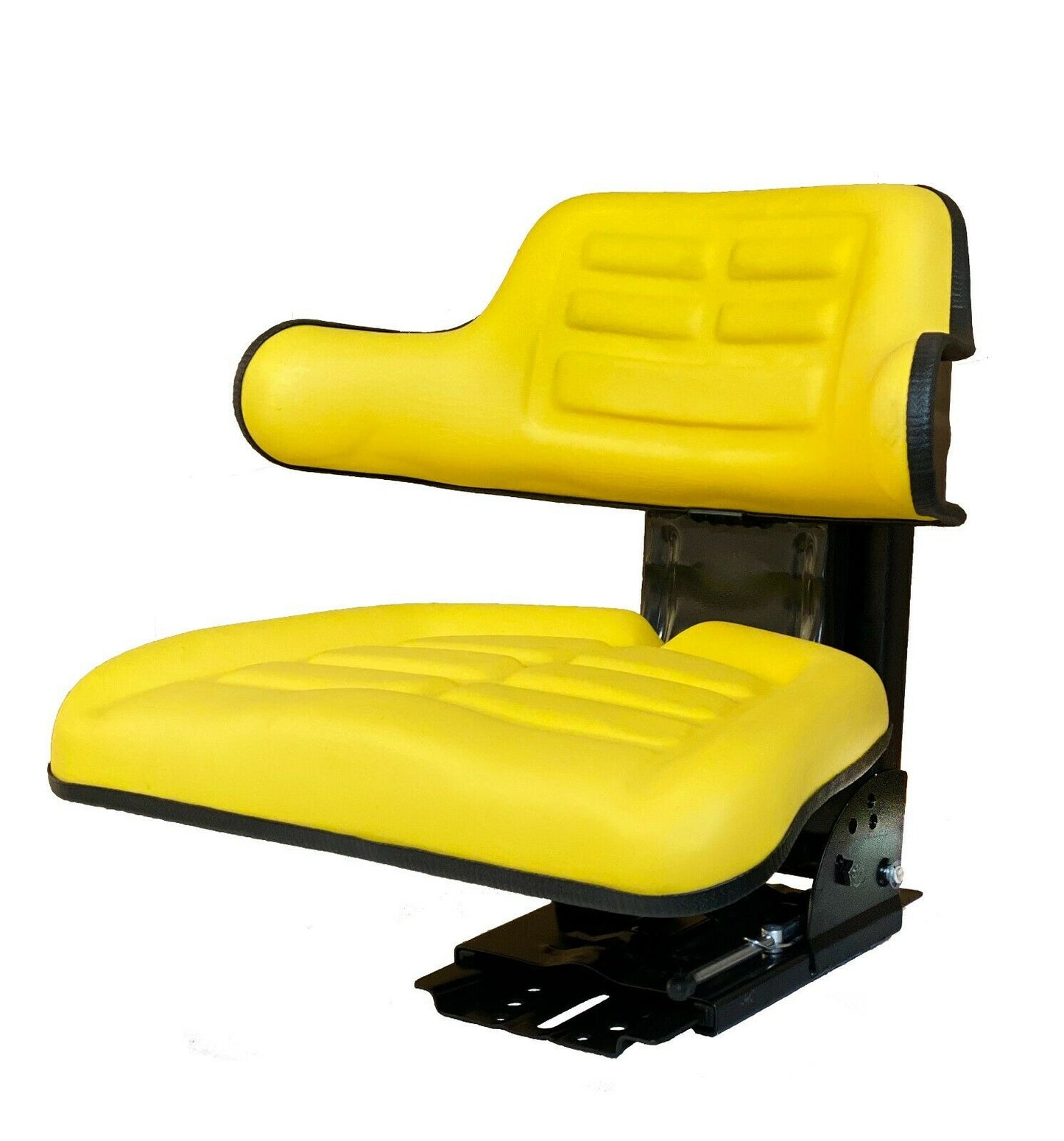 Tractor Seat With Armrest Universal (Black, Blue, Red, Yellow) Yellow