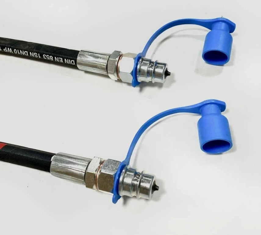 Kit tubi per terzo punto idraulico – Tipo valvola, dimensione corpo 1/2", lunghezze: 75 cm, 95 cm, 105 cm, 115 cm