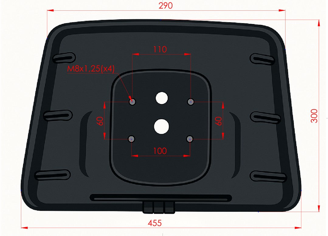 Cojín de Respaldo para Asiento de Tractor