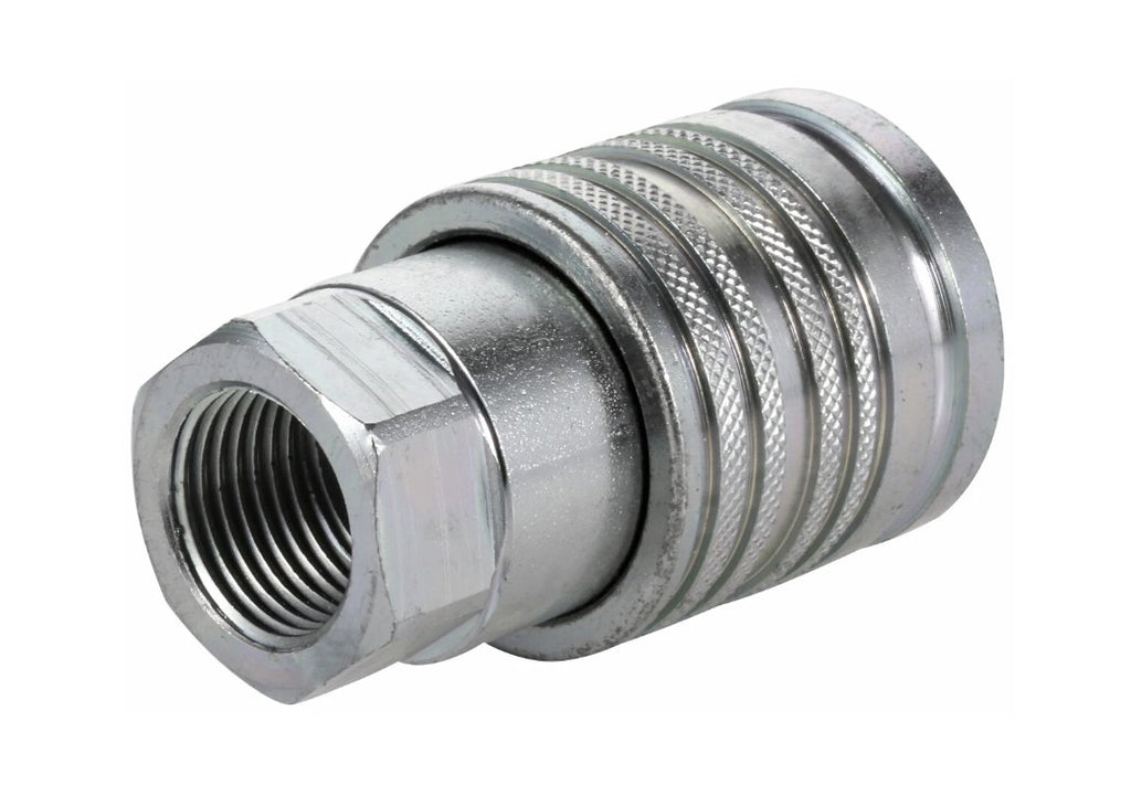 Raccord Hydraulique Femelle Rapide Push-Pull 1/2" BSP – ISO 7241-A pour Machines Agricoles