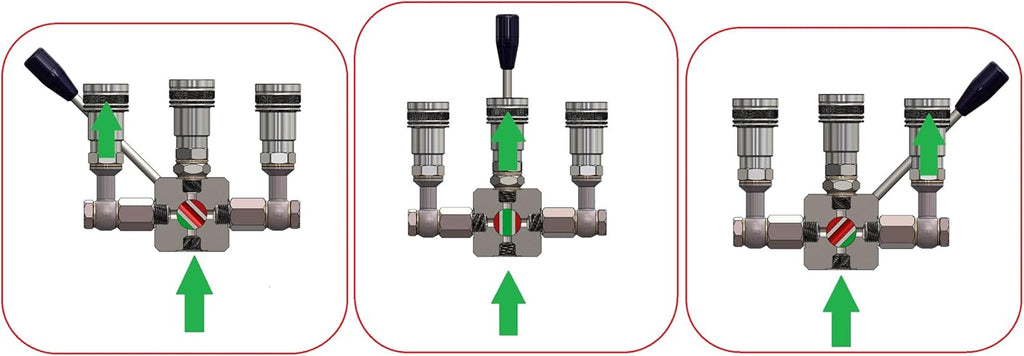 Manuale della valvola deviatrice a 8 porte per trattore remoto  2 in 6 porte - SPH330043