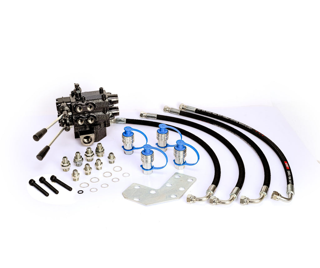 Dual Hydraulic Remote Valve Kit Compatible With Fiat Tractors 450-480-500-540-640 Classic Etc…