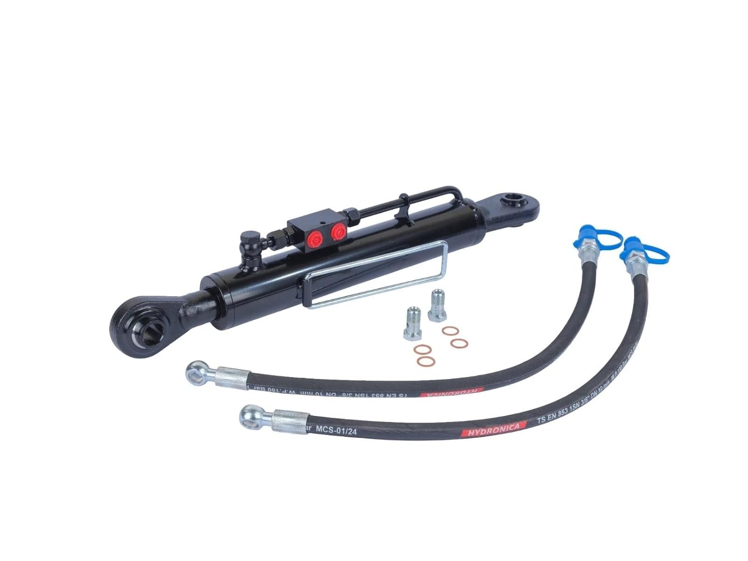 Hydraulic Top Link Cat. 2-2 (Min. 700→Max.1090 mm) With Locking Block + 2 Hydraulic Hoses - SPH320099