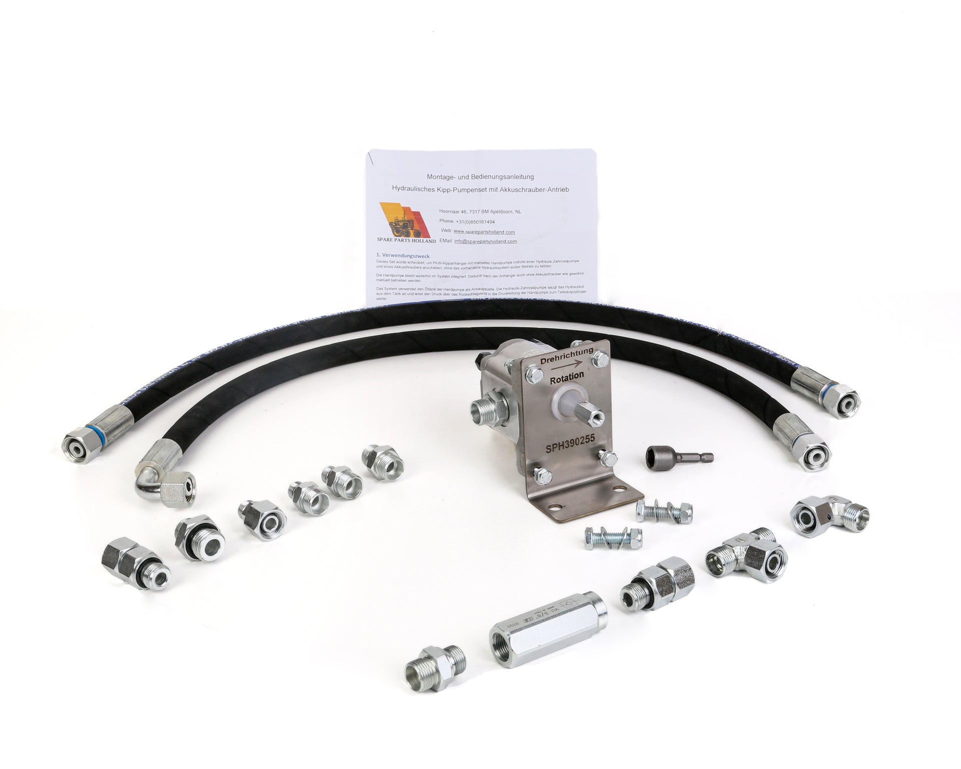 Anhängerpumpe Kipperpumpe 12L