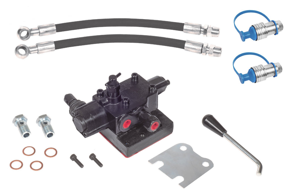 Kit de Distribuidor Hidráulico Simple Efecto para Tractores Steyr Case IH Fendt – Válvula de 1 Palanca y 2 Vías