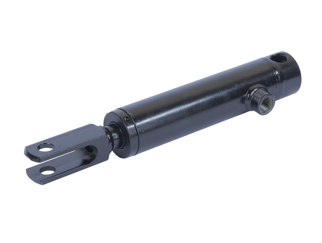 Single acting hydraulic trailer brake cylinder with clevis and internal return spring SPH340351