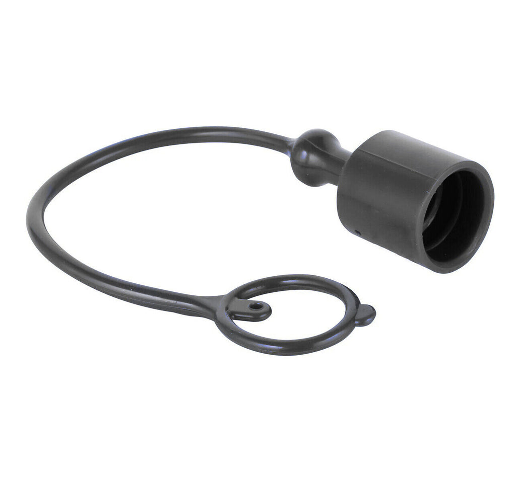 Hydraulic Coupler Male Dust Cap and Female Plug Cover 1/2"  Body (Yellow, Blue, Red, Green, Black) Male Black