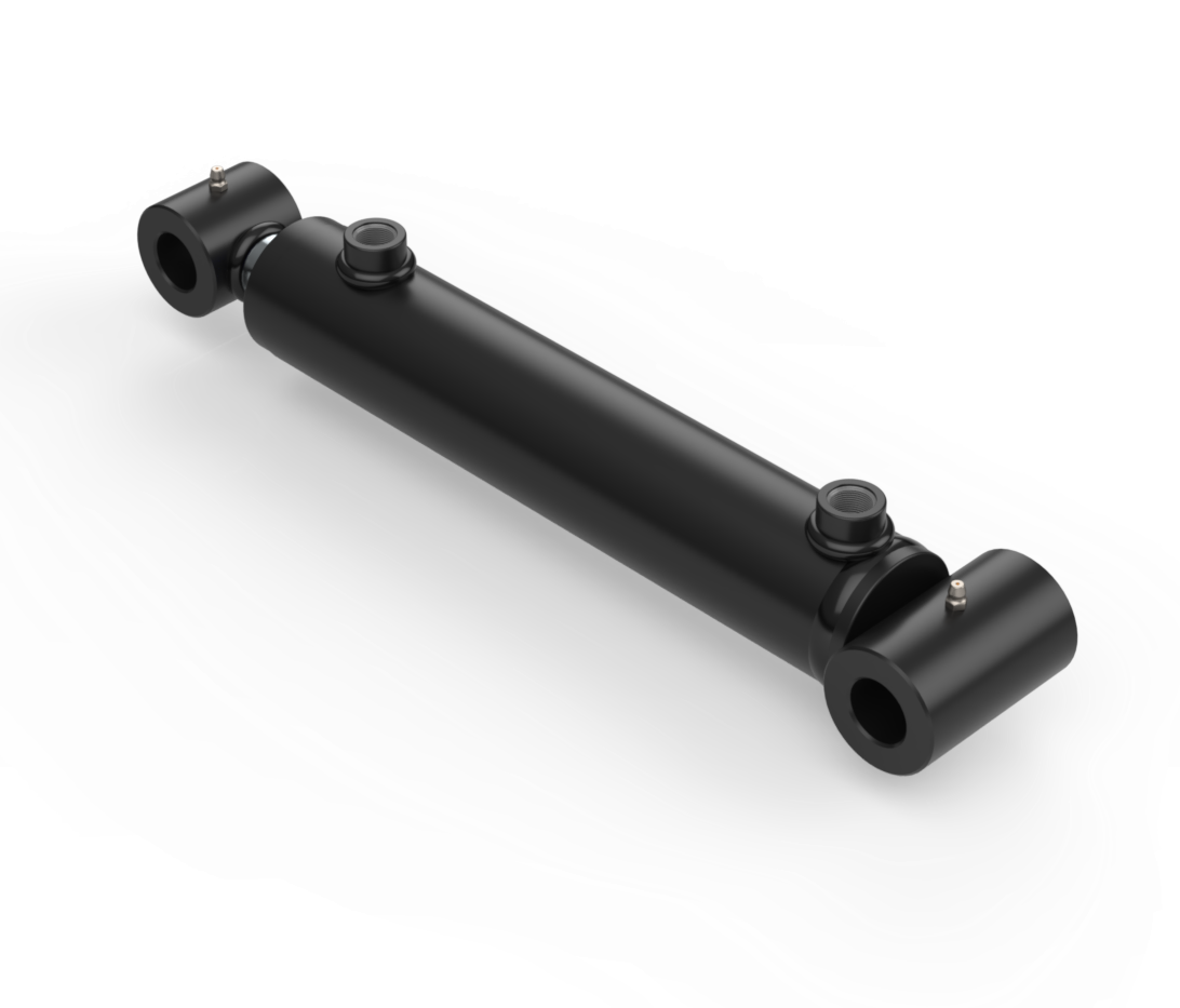 Dobbelvirkende hydrauliske cylindre med rørender (32/20)