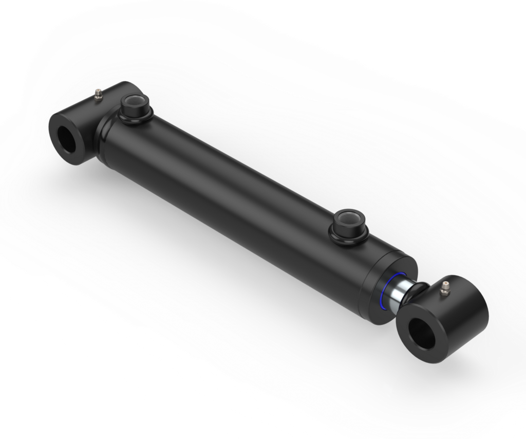 Dobbelvirkende hydrauliske cylindre med rørender (32/20)