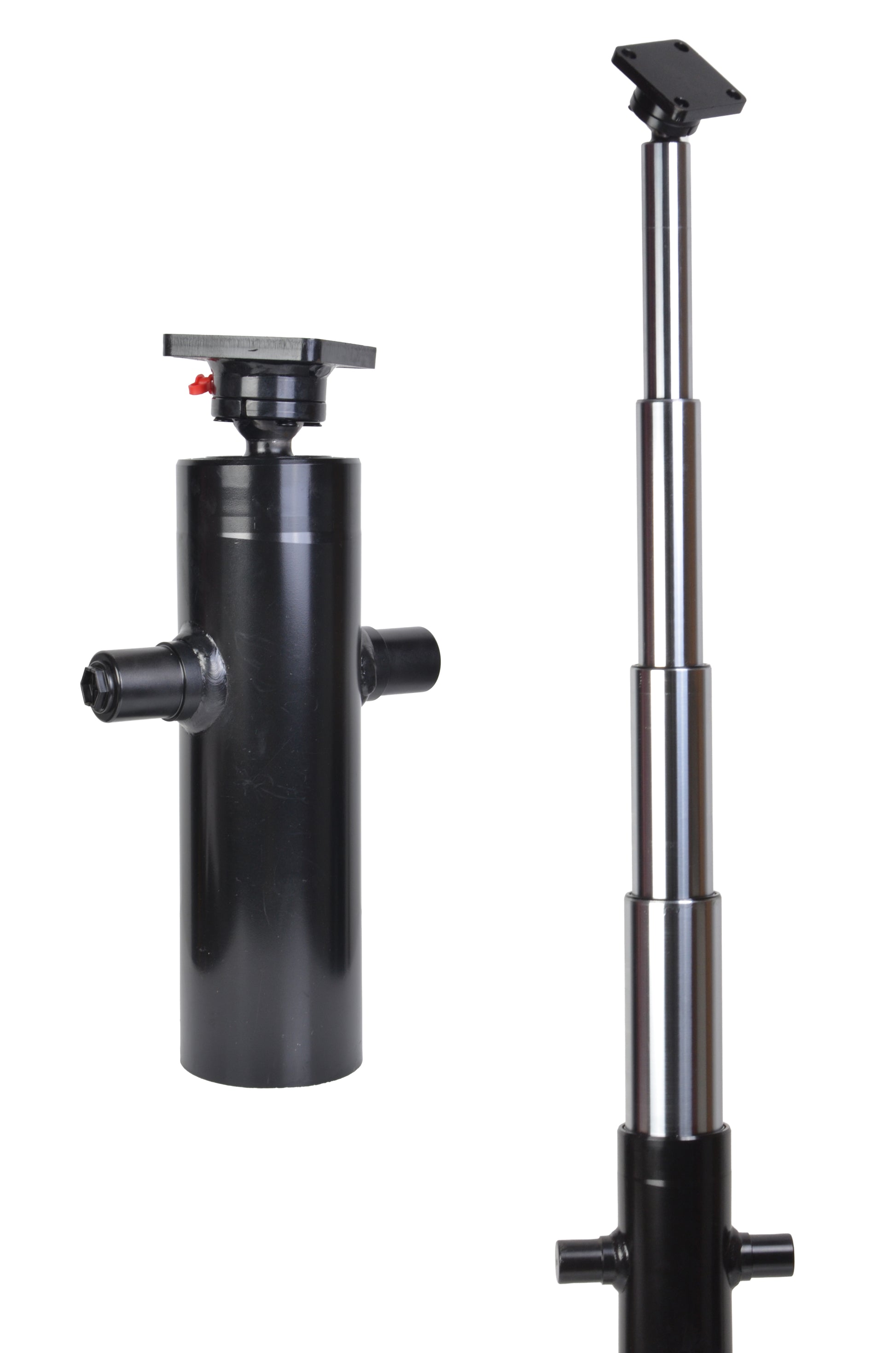 8-tons hydraulisk teleskopisk tipcylinder i 4 trin – 1150 mm slaglængde