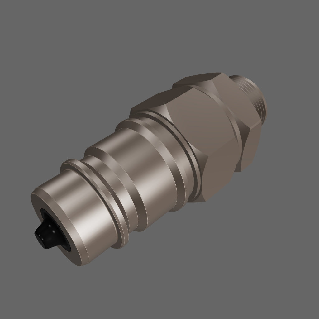 Hydraulic Quick Coupling Male Plug ISO 7241-A Metric Thread (10L / 12L / 15L)