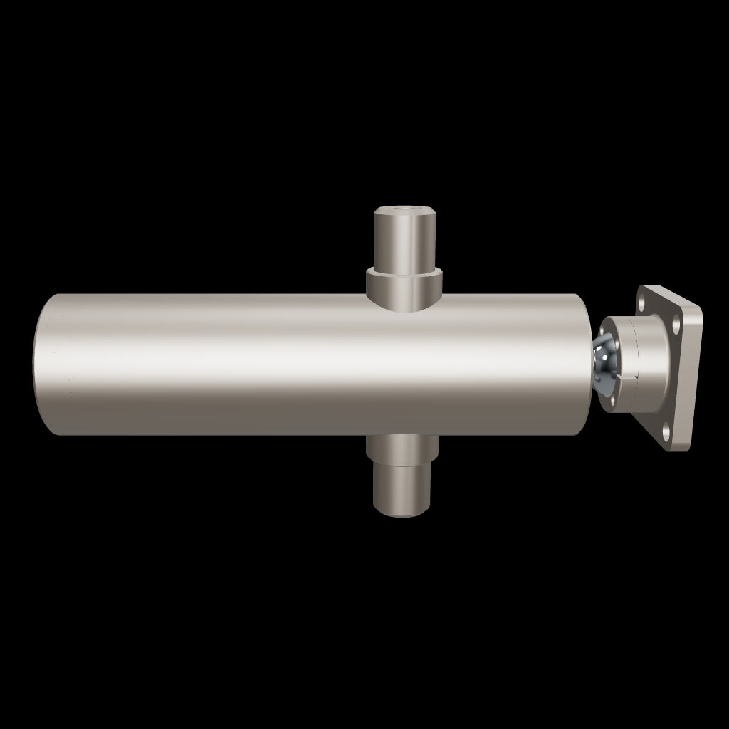 Technical drawing and dimensions schema for hydraulic telescopic tipping cylinder SPH340931