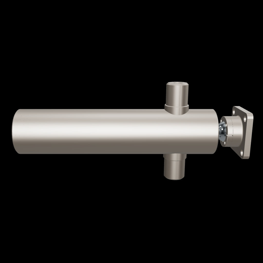 Technical drawing and dimensions schema for hydraulic telescopic tipping cylinder SPH340932