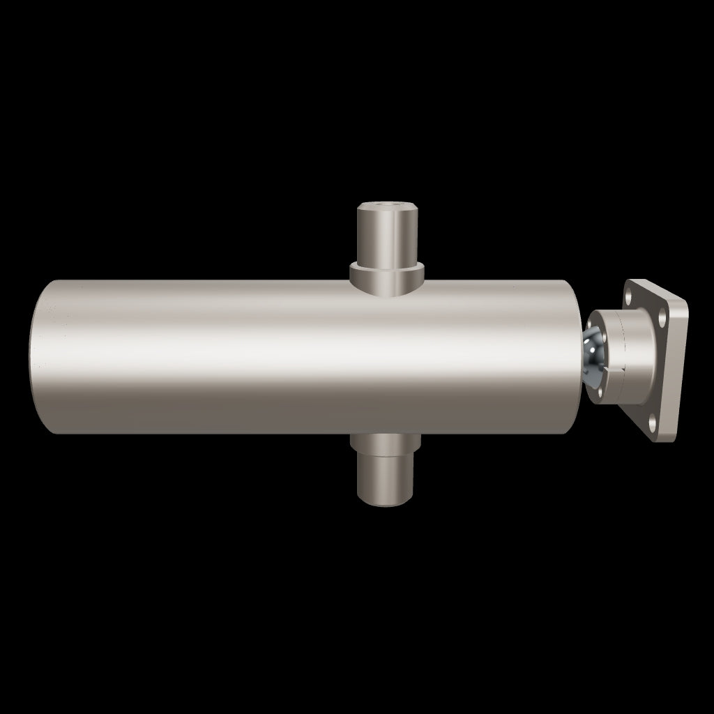 Technical drawing and dimensions schema for hydraulic telescopic tipping cylinder SPH340935