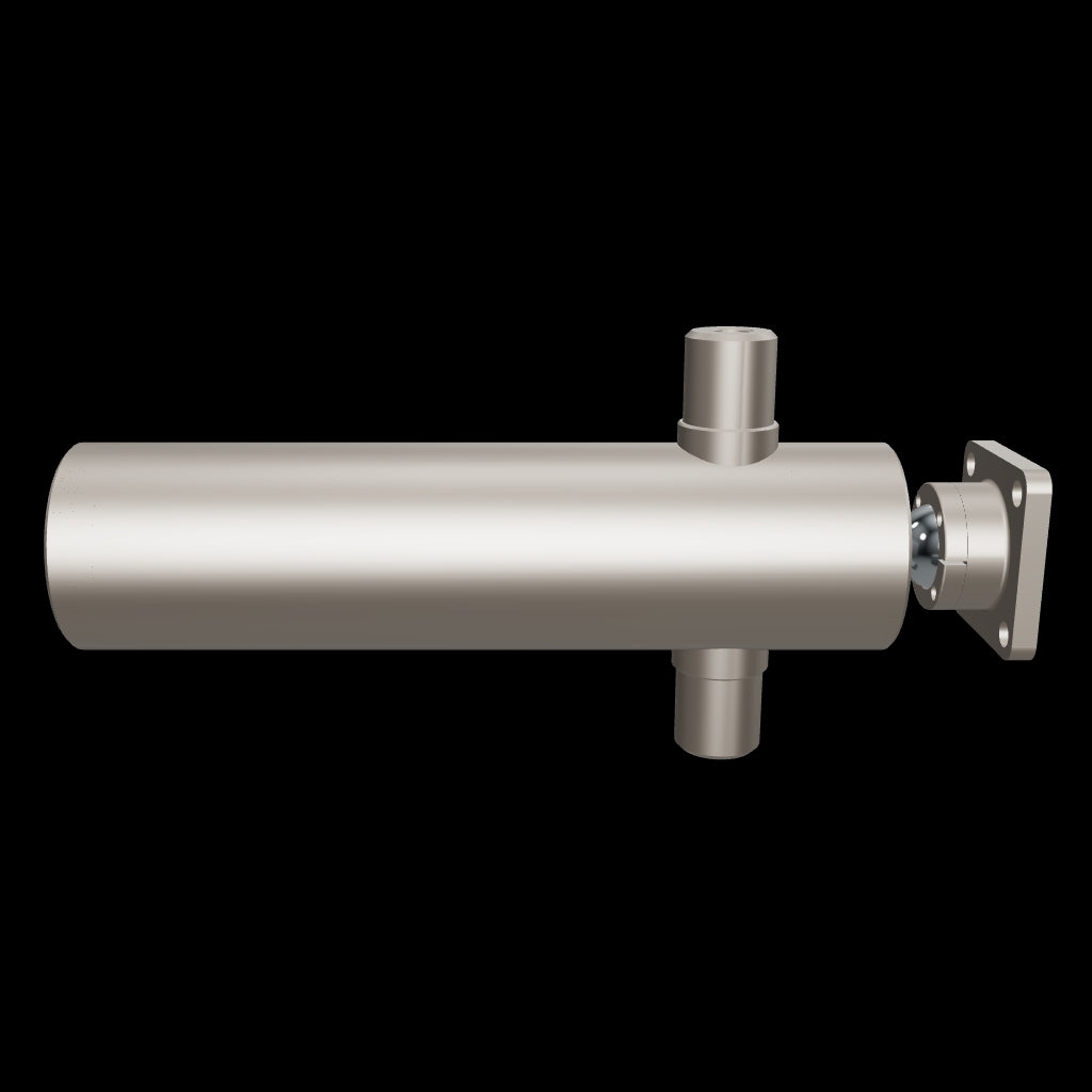 Technical drawing and dimensions schema for hydraulic telescopic tipping cylinder SPH340936