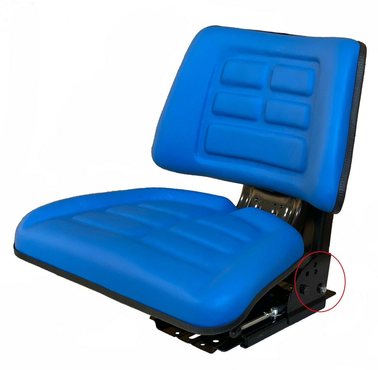 Tractor Seat Universal (Black, Blue, Red, Yellow) Blue