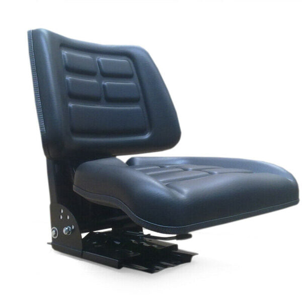 Tractor Seat Universal (Black, Blue, Red, Yellow) Black