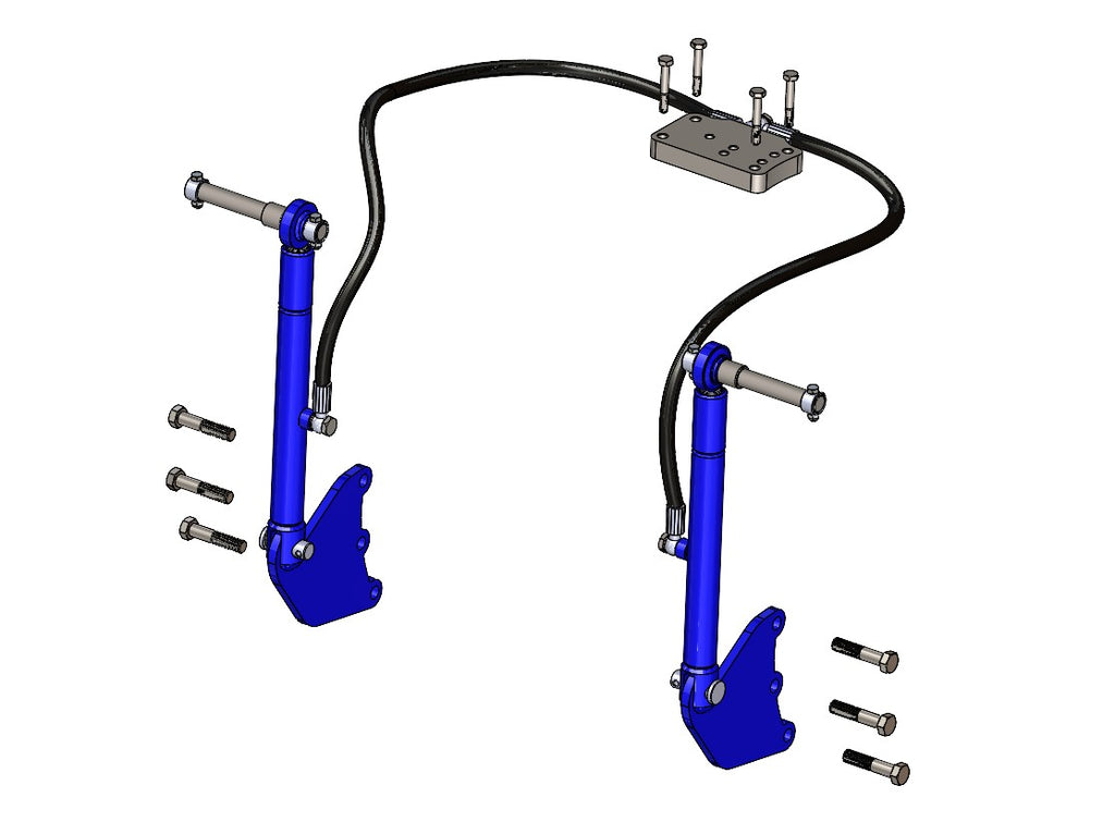 Hydraulic Rear Auxiliary Support Piston Kit For Ford Tractor