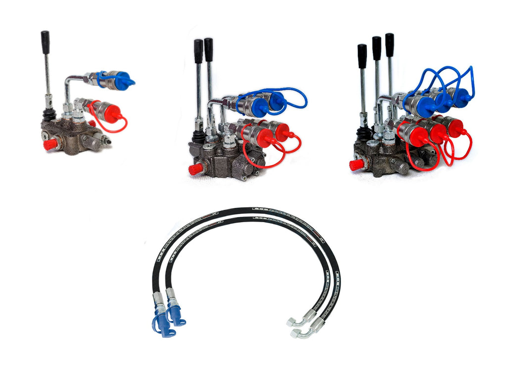 Hydraulic Directional Control Valve With 1-2-3 Spool 45l/min for Double Acting Cylinders - SPH330028