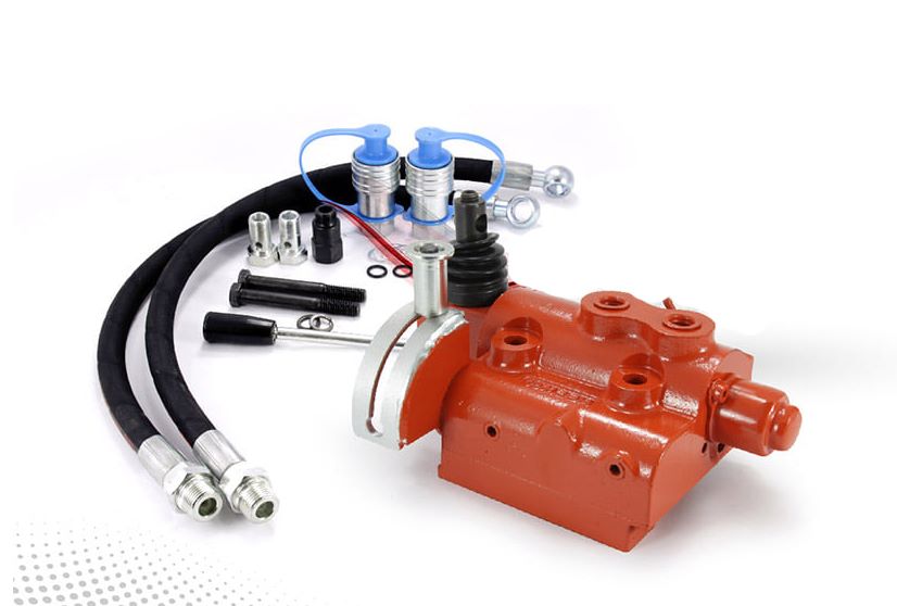 Single Hydraulic Remote Kit for Massey Ferguson 35 50 65 135 150 – Single Spool (Orange)