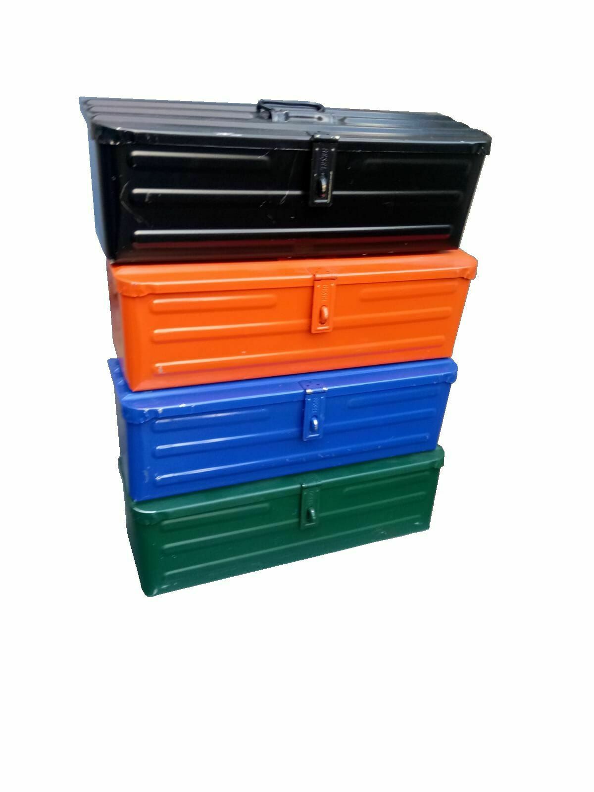 Caja Metálica de Herramientas para Tractor (Azul)