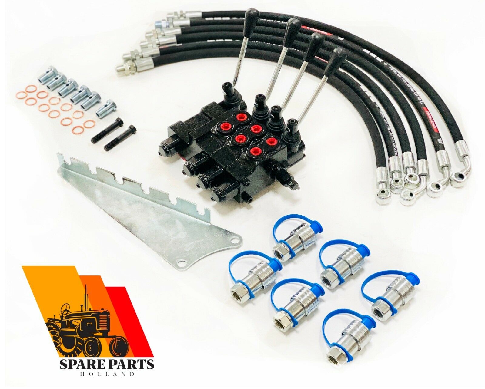Triple Hydraulic Remote Kit for Massey Ferguson MF 135 150 230 231 240 245 250 253