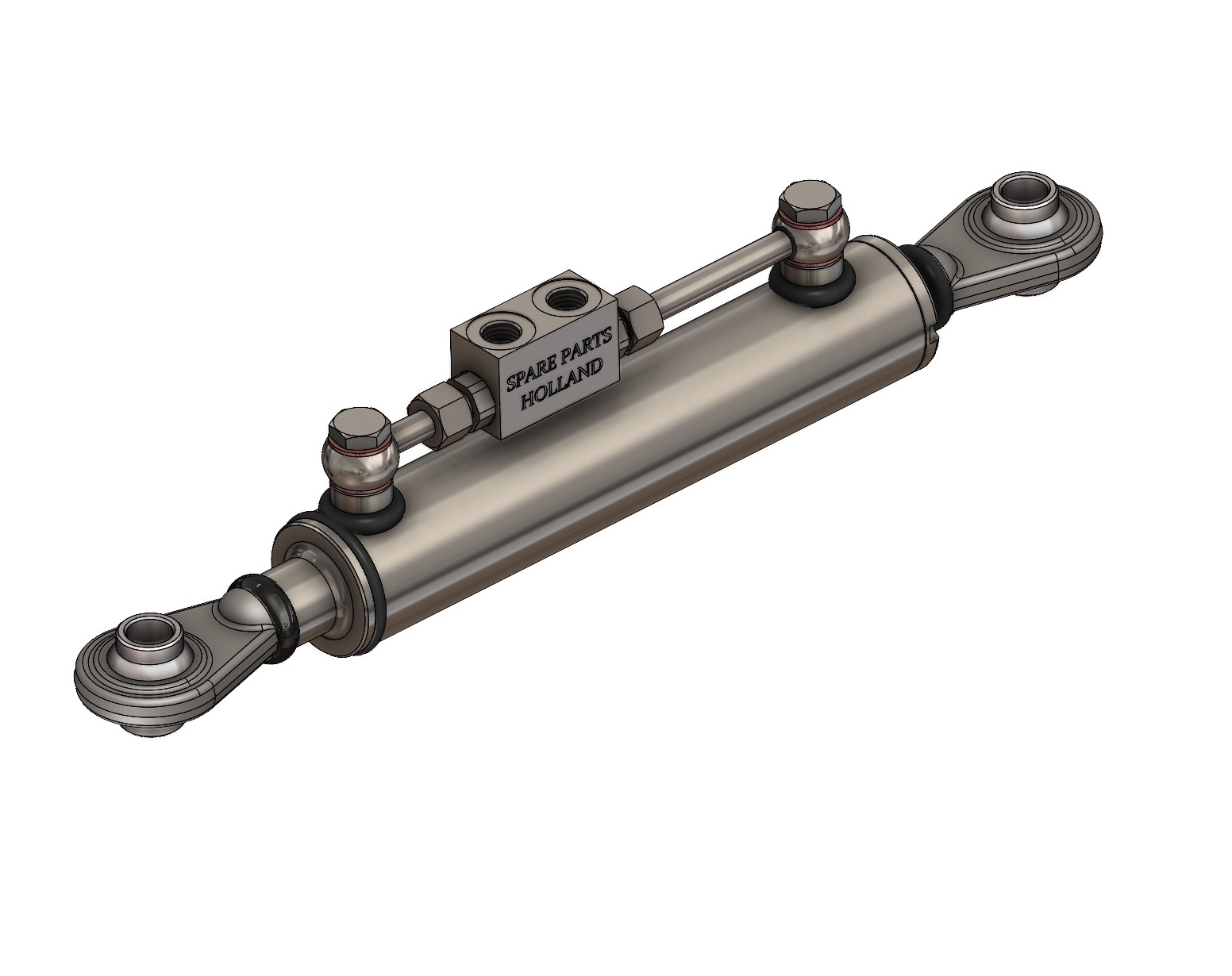 Hydraulic Top Link Cat. 1-1 – Extended – (17 3/8” – 23 5/8”) with Locking Block and 2 x Hoses